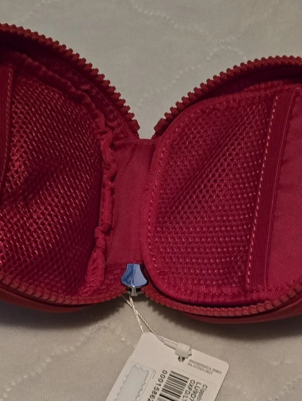 lululemon athletica Bright Red Compact Zip Accessory Case